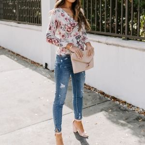 🇺🇦 Floral Cardigan Women Small Lightweight Open Front Summer Casual Layering